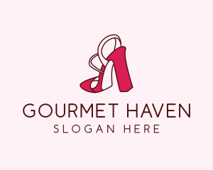 Women's Shoes Heels  logo design