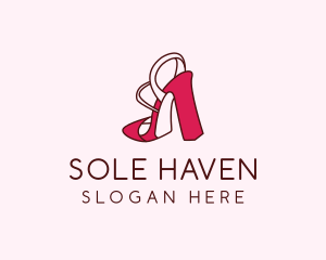 Women's Shoes Heels  logo design