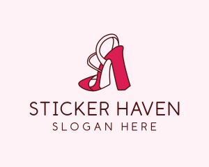 Women's Shoes Heels  logo design