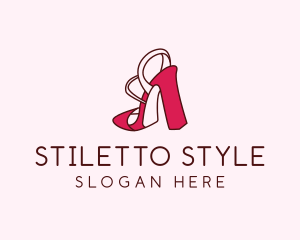 Stiletto - Women's Shoes Heels logo design