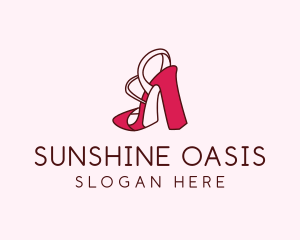 Women's Shoes Heels  logo design