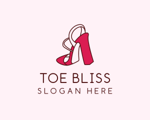 Women's Shoes Heels  logo design