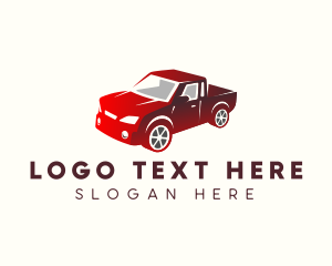 Car Dealership - Car Pickup Truck logo design