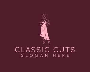 Pink Dress Fashion  Logo