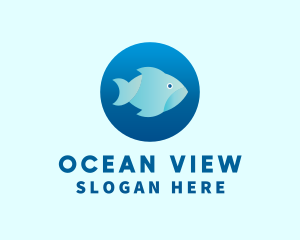 Aquatic Fish Tank logo design