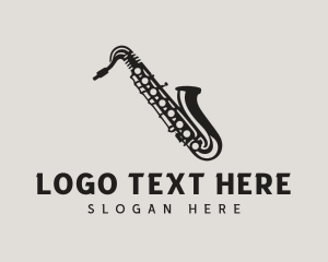 Brass - Jazz Music Saxophone logo design