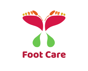 Podiatrist - Butterfly Feet Spa logo design