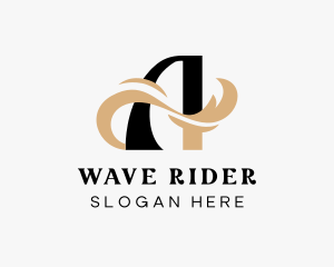 Surfing - Surfing Wave Resort logo design