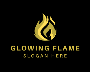 Lit - Heat Fire Flame logo design