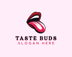 Erotic Kinky Mouth logo design