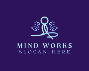 Fitness Yoga Wellness logo design