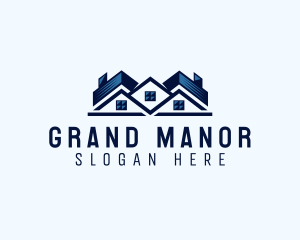 Roofing Mansion Residential logo design