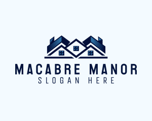 Roofing Mansion Residential logo design