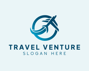 Airplane Travel Flight Logo