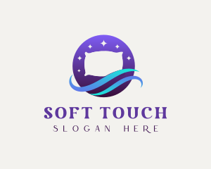 Soft - Night Pillow Wave logo design