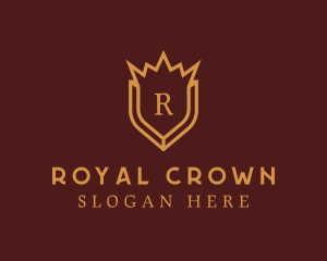 Crown Shield Royalty logo design