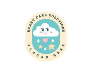 Baby Cloud Rain logo design