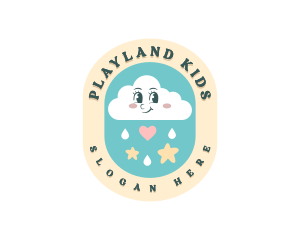 Baby Cloud Rain logo design