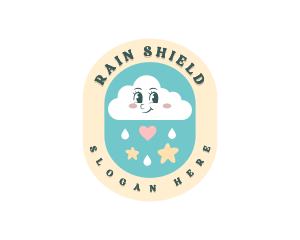 Baby Cloud Rain logo design