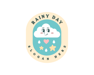 Baby Cloud Rain logo design