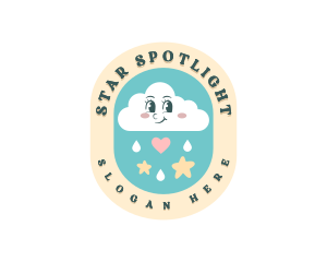 Baby Cloud Rain logo design