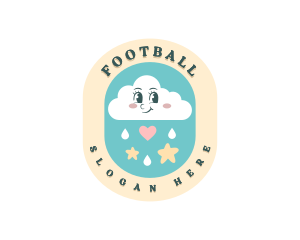 Badge - Baby Cloud Rain logo design