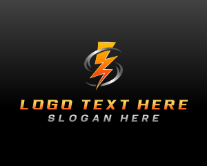 Charge - Lightning Bolt Energy logo design