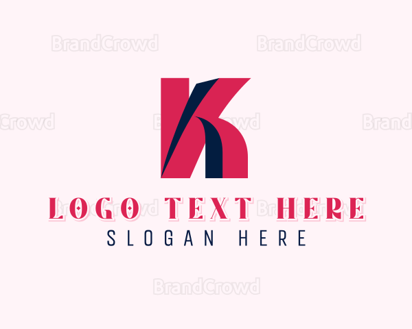 Professional Studio Letter K Logo