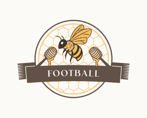 Organic - Wild Honey Bee logo design