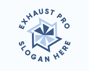 Exhaust - Exhaust Vent Propeller logo design