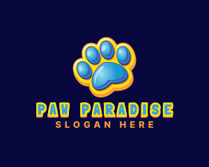 Paw Animal Pet  logo design