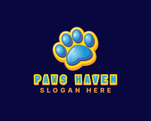 Paw Animal Pet  logo design