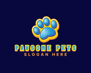 Paw Animal Pet  logo design