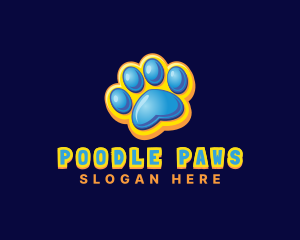 Paw Animal Pet  logo design