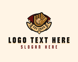 Baseball Club - Baseball Sports League logo design