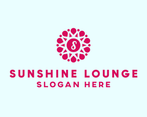 Beauty Sunshine Petal logo design