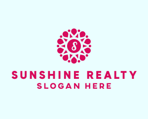 Beauty Sunshine Petal logo design