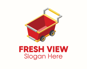 Perspective - 3D Wheel Cart logo design