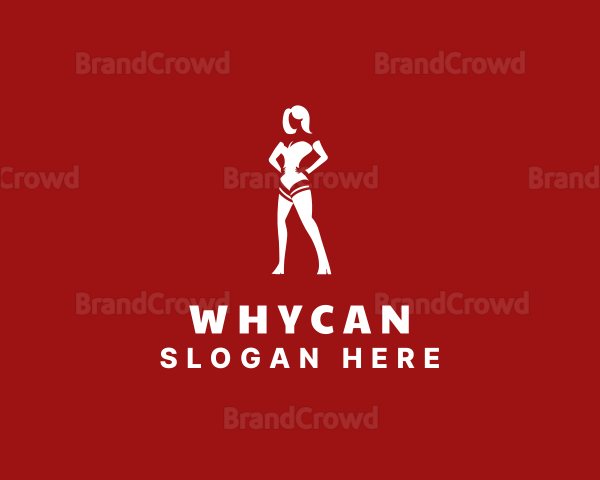 Sexy Lingerie Lady Logo