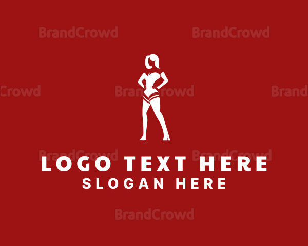 Sexy Lingerie Lady Logo