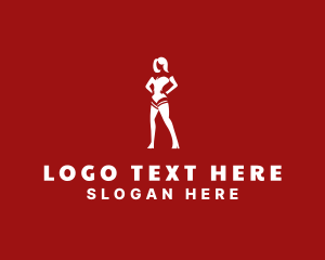 Sexy Lingerie Lady Logo