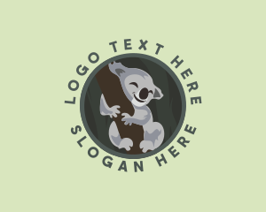 Hug - Koala Wildlife Zoo logo design