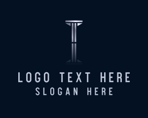 Fabrication - Reflection Corporate Business Letter T logo design