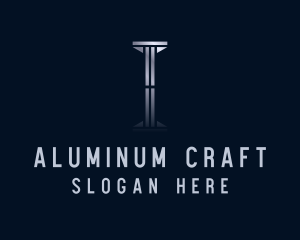 Aluminum - Reflection Corporate Business Letter T logo design