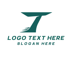 Business - Fast Business Letter T logo design