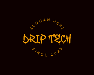 Dripping - Graffiti Dripping Business logo design
