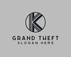 Modern Letter K  Firm Logo
