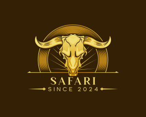 Barn - Bull Skull Ranch logo design