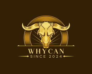Butcher - Bull Skull Ranch logo design
