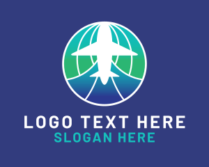 Airline - Global Airline Travel logo design